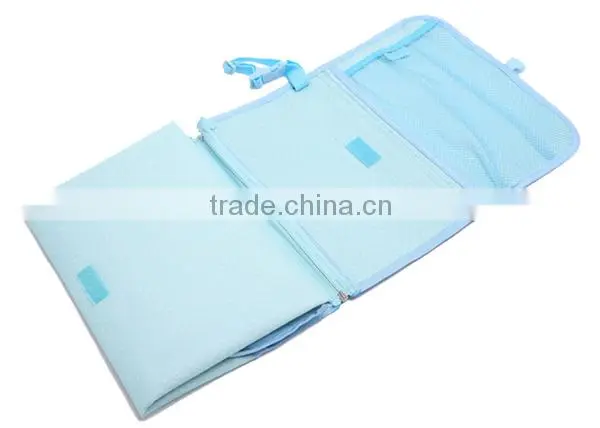 Fancy Protable Blue Foldable Diaper Pad