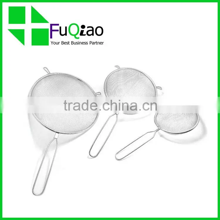 Cooking Tools food grade popular stainless steel wire mesh colander strainer