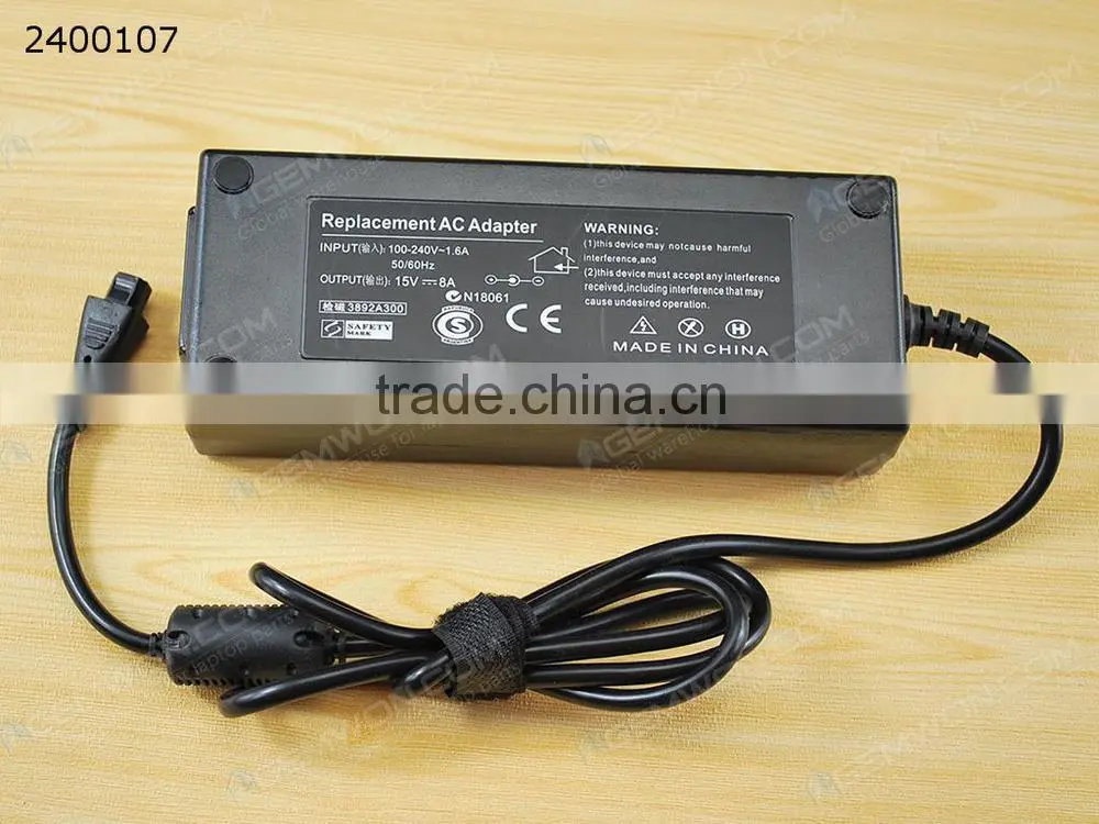 High Copy Laptop AC Power adapter for TOSHIBA 15V 8A 120W Special 4-hole tip