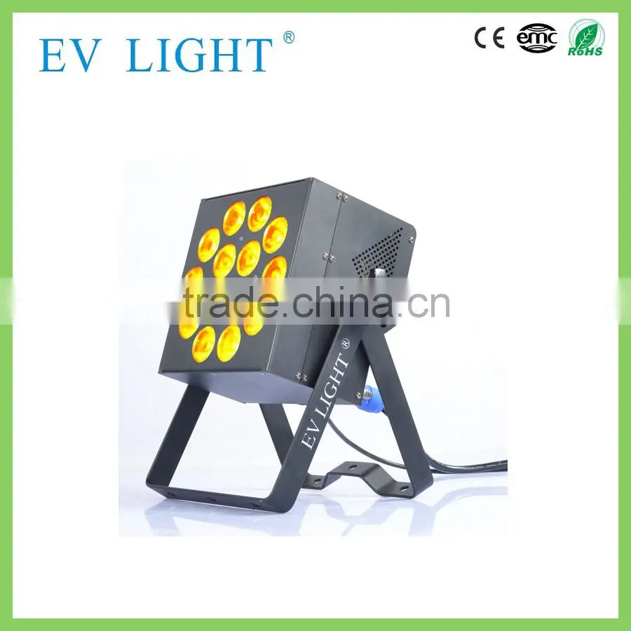 14pcs 15w six in one led par light with low noise fan cooling