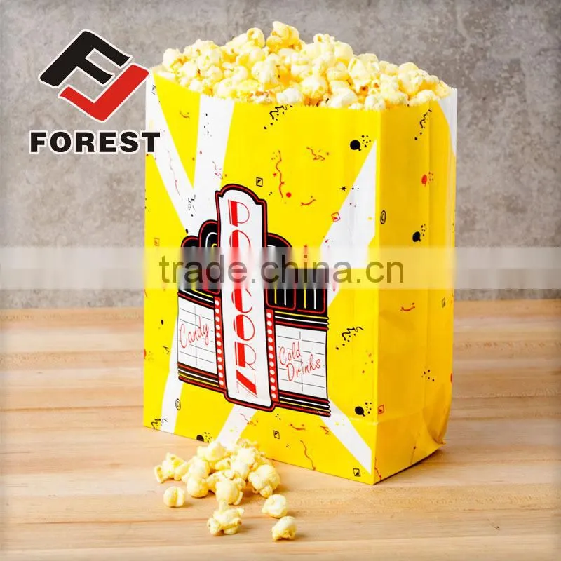 Provide the kraft paper bag with logo printing, food grade paper bag.