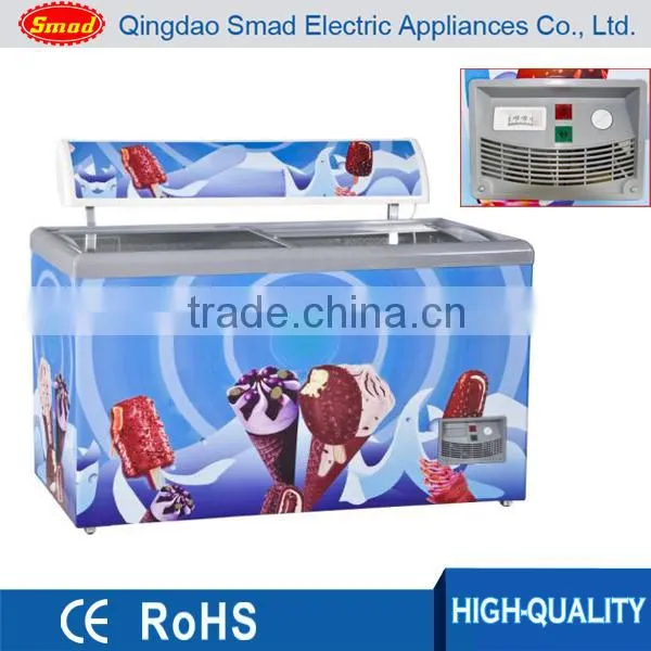 commercial chest deep freezer ice cream