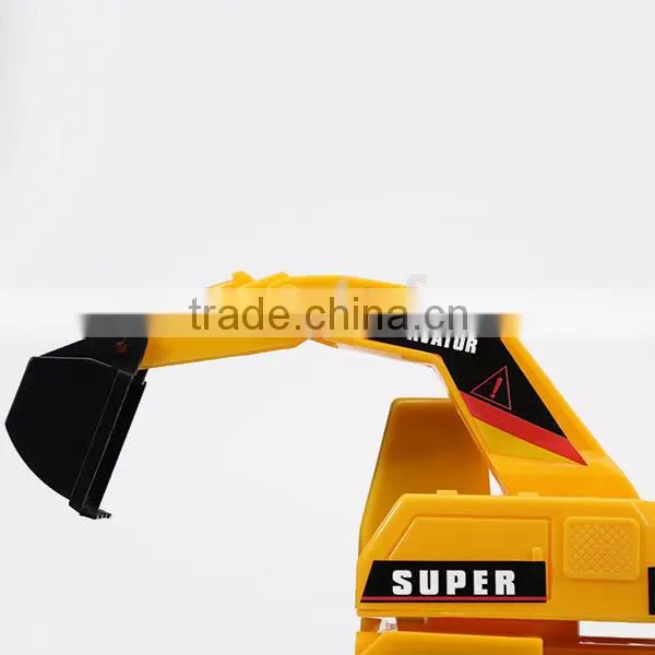 Electric plastic mini toy excavator