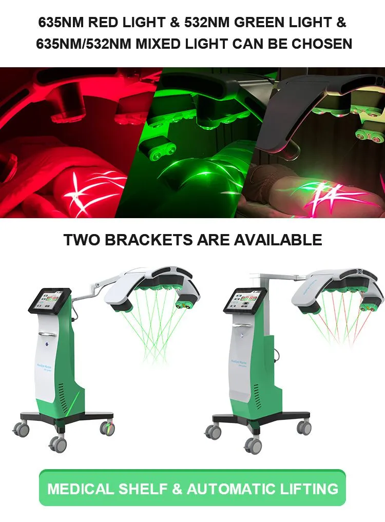Top Sales 532nm Green Light 635 Red Light Therapy Laser Machine10d Maxlipo Master System Lipolaser for Body Shape Slimming