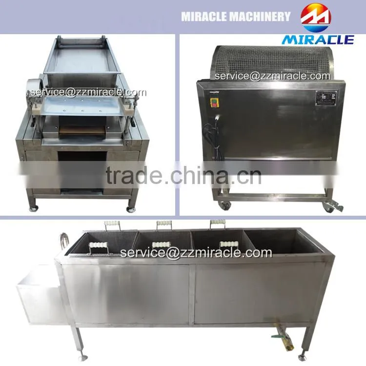 Quail eggs equipment (Boiled quail egg peeler, Cooked quail egg sheller, quail eggs boiling machines)
