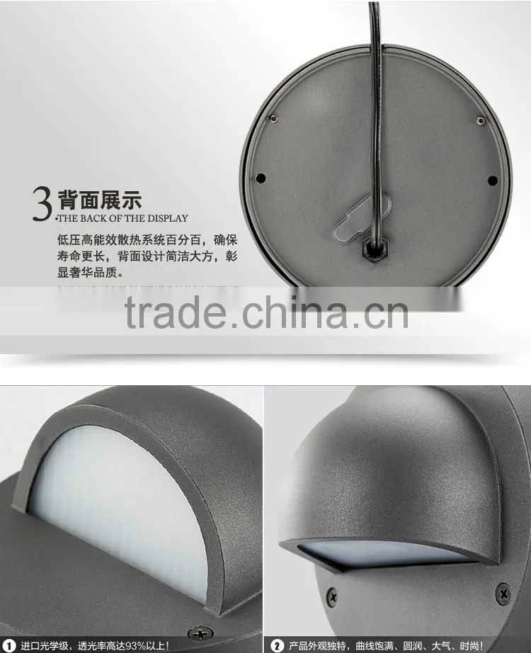 12V safety voltage LED wall light outdoor waterproof LED wall light
