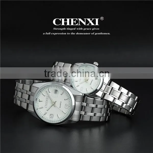 CHENXI Watches Wholesale 003-8J Black White Quartz Japan Movt Gift Watch Box OEM ODM Stainless Steel Watches Women