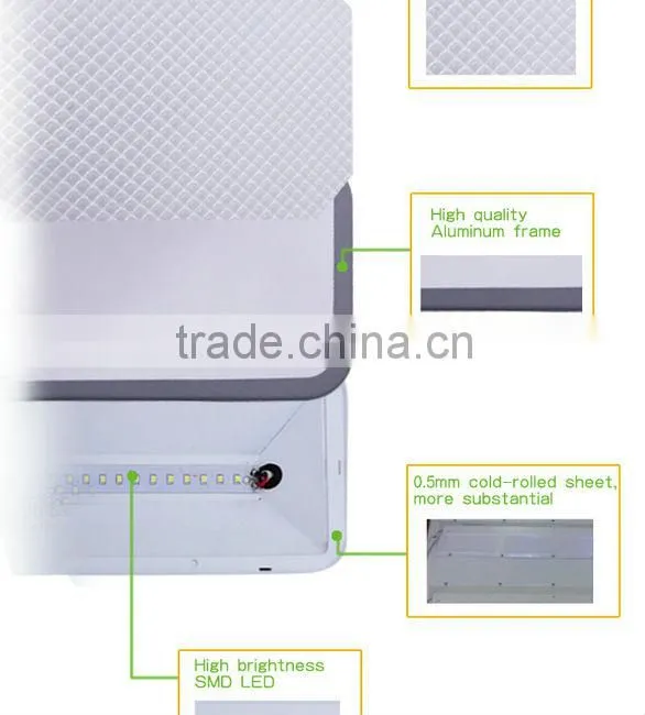 CE ROHS 600X600 30w integrated led grille light