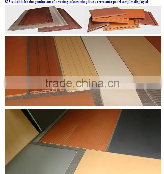 S12 Ceramic plate mould terracotta pannel mould production line