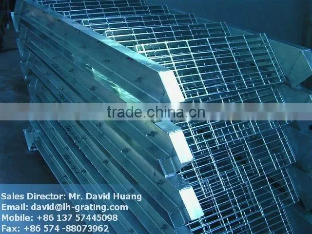 galvanized steel grating stair tread. galvanized metal stair tread