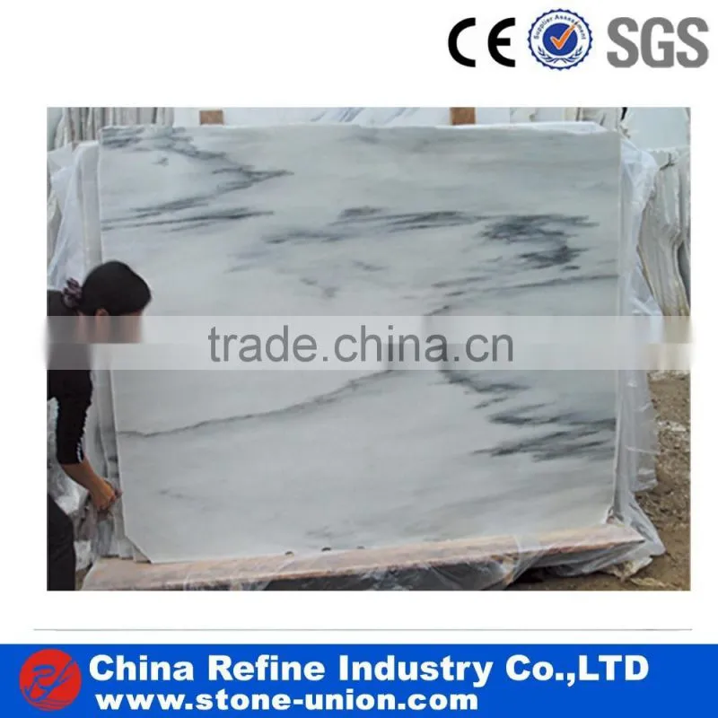 High Quality White Grey Veins Stone Slab Marble Slabs