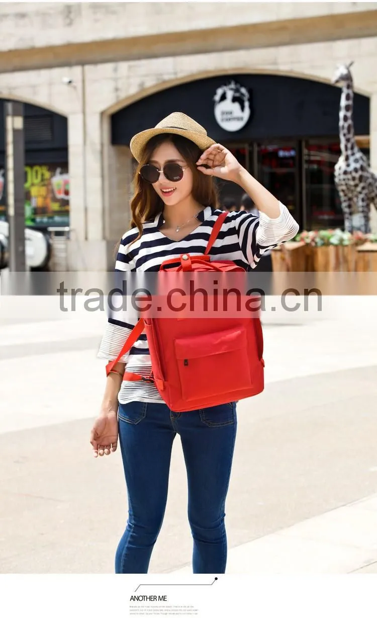 Custom Colorful Fashion Korean unisex backpacl school bag