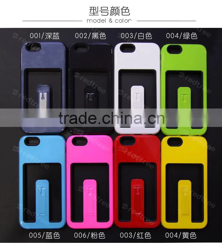 2016 guangzhou newest Arrival cellphone case with business card holder for S6