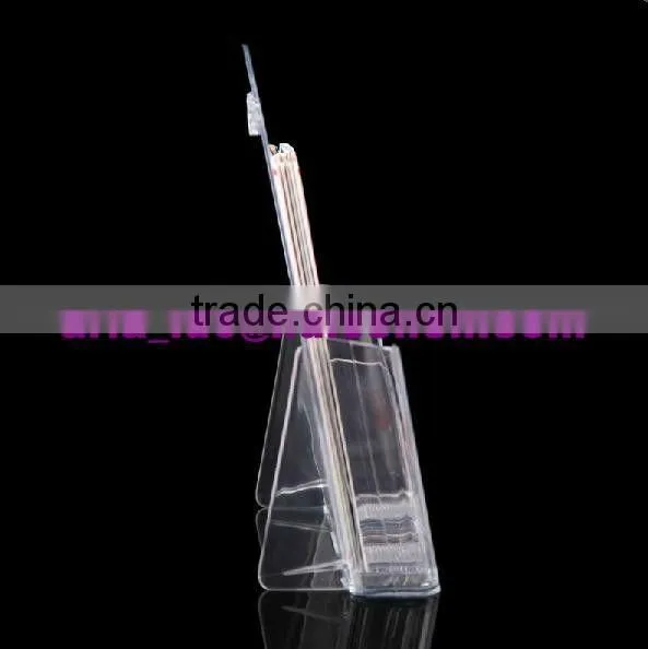 Acrylic magazine rack, plexiglass brochure display stand, lucite catalogue shelf