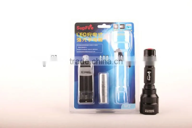 SupFire M2 bright light torch battery
