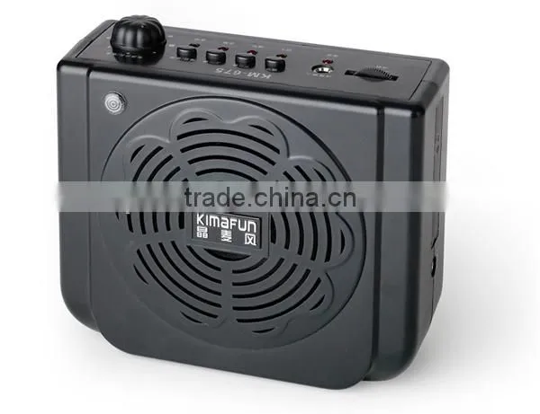 15W easy operation Mini Waistband Amplifier With USB,TF,remote control and reverberation functions