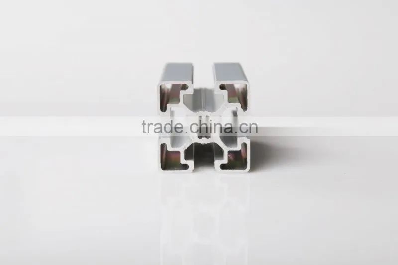 Industrial T-slotted aluminum framing system profile