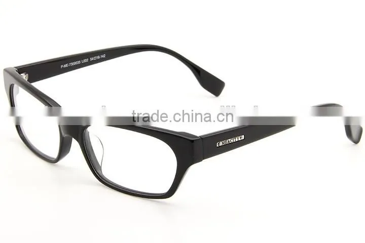 Stock high quality acetate optical frame eyeglasses with own logo