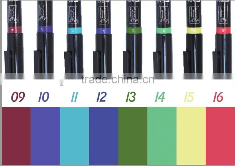 manicure pen color quick drawling nail art designs 16 COLORS