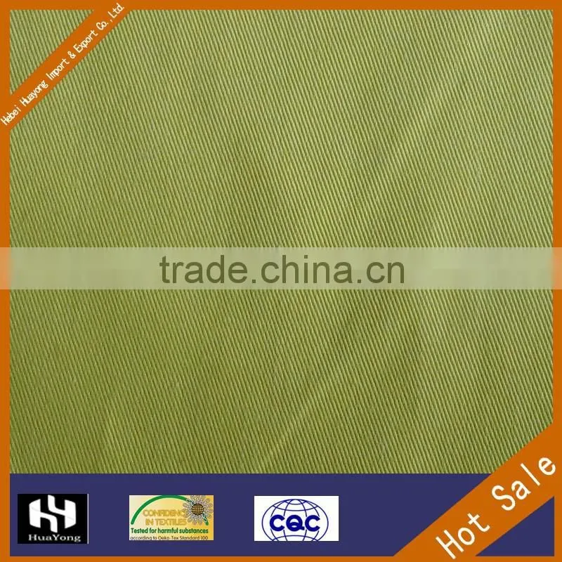 China supplier T/C 65 polyester 35 cotton workwear twill fabric