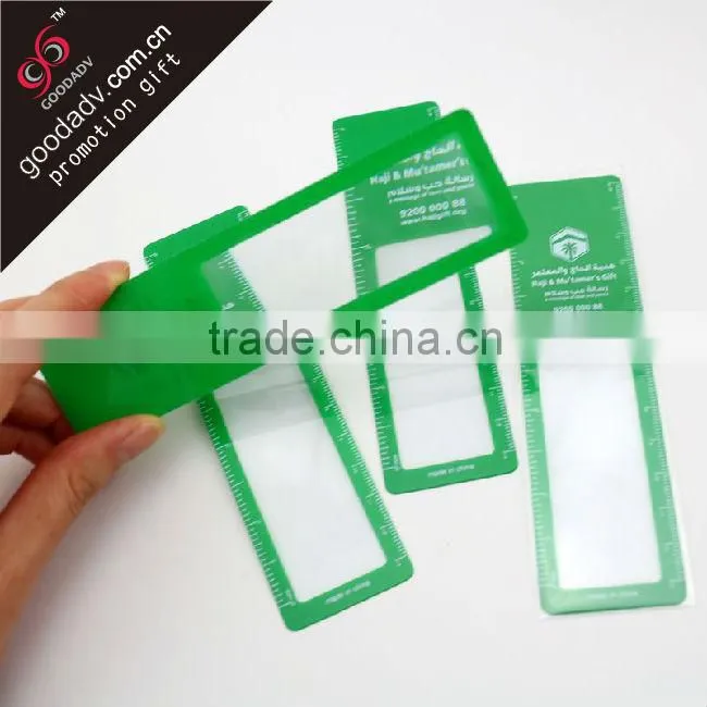 New business idea low price promotional pvc magnifying glass