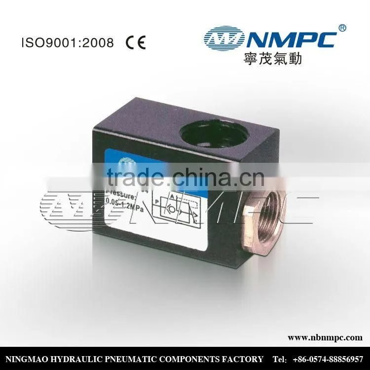 pneumatic globe control valve,G1/4" ,QE-02