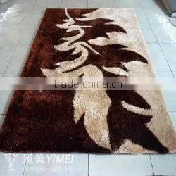 Factory directly sale South Korea Silk Shaggy Rug Bath Mat