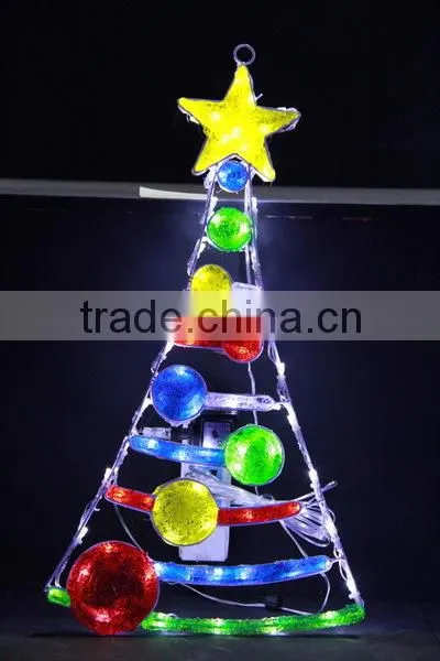 2D christmas tree LED motif light