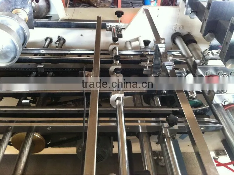 china automatic duplex paper box machine , speed 60--160pcs/min
