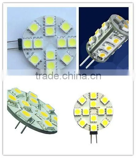 0.6w/1w/1.5w 360 degree g4 smd led bulb