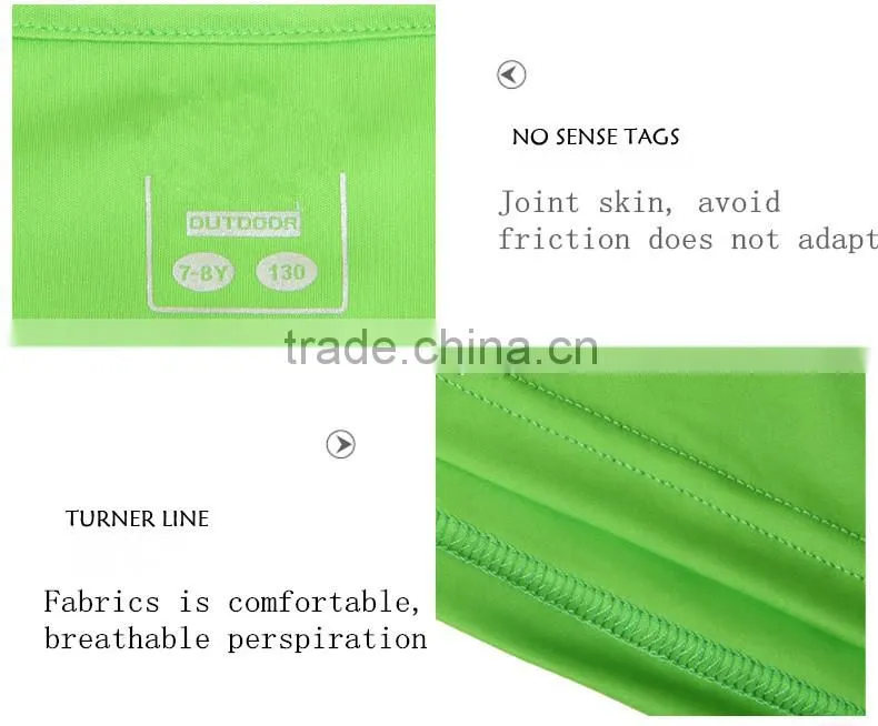 Short sleeve T-shirt quick-drying uv moisture absorption perspiration beautiful and high elasticity