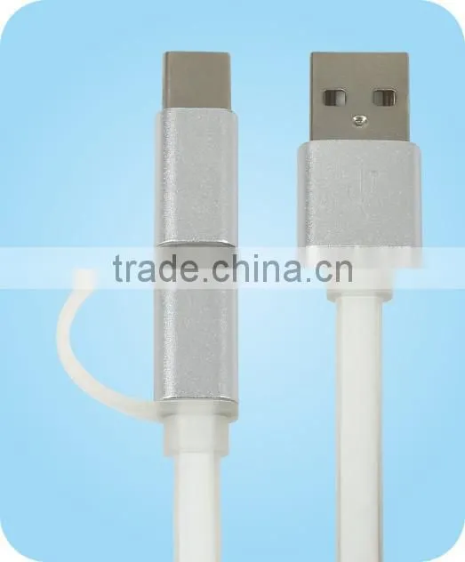 Micro USB Flat cable with OTG for Huawei Samsung Mobile Phone