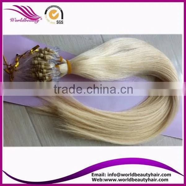 Factory price for micro loop Russian hair extensions with color 613#