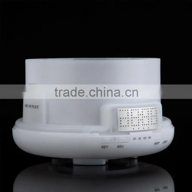24v 400ml Ultrasonic Aromatherapy Essential Oil Diffuser With Clock