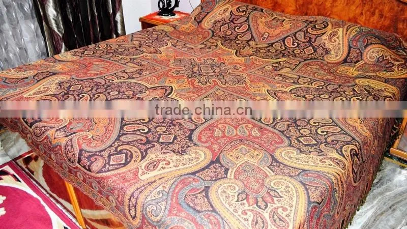Indian Wool Bedcovers , Large Wool Bedcovers