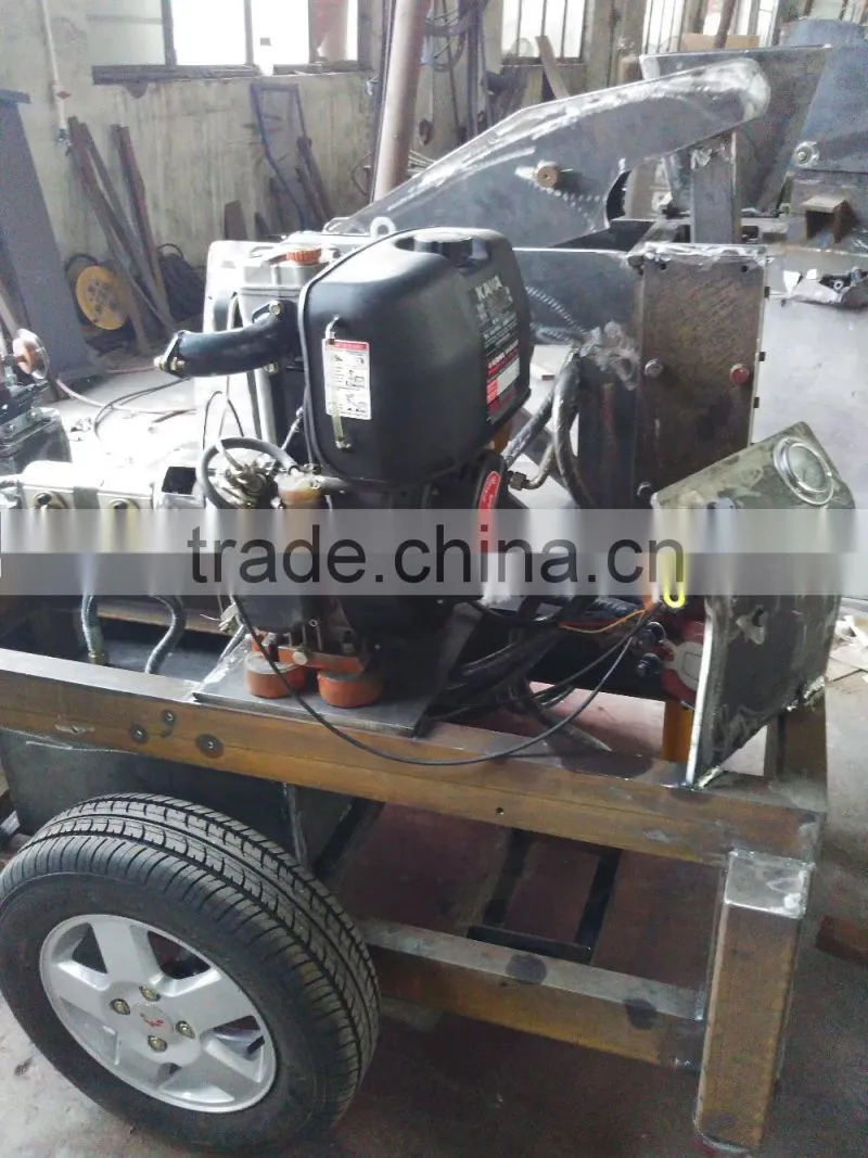 Mobile hyfraulic press clay brick making machine WT1-20M