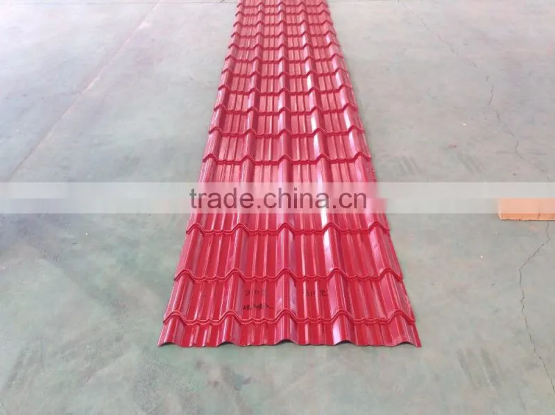 profiled galvanized steel gi metal roofing and wall