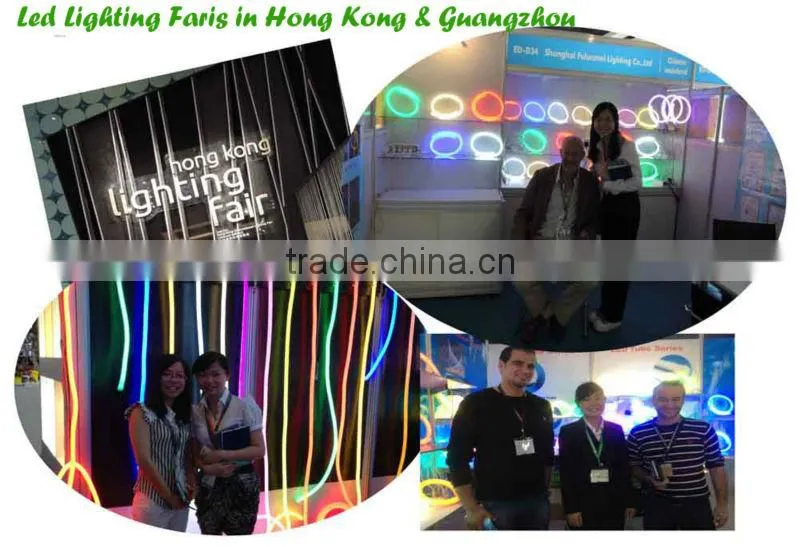 ultra-thin led neon light 12V colored cover led neon flex rope light