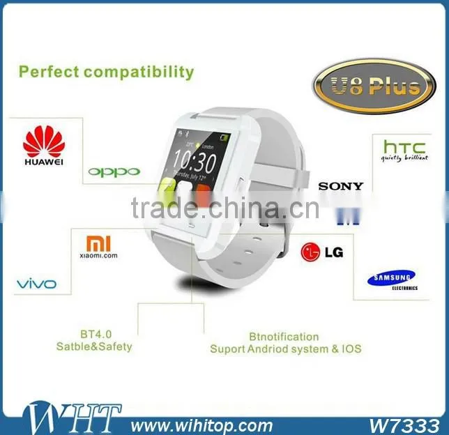 For U8 Plus IOS Android Smart Watch New Products 2016