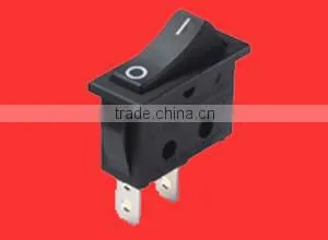 Lighted single pole rocker switch