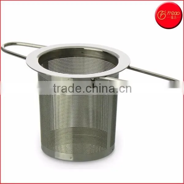 Promotional Gift Green Tea Infuser 304 Stainless Steel Simple Modern Tea Infuser Tea Strainer with Lid