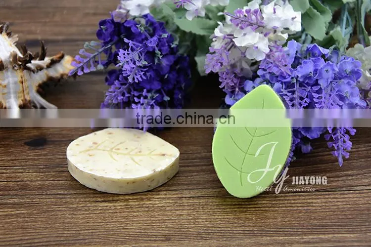 high quality leaf shaped disposable hotel soap
