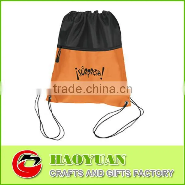 2015 waterproof polyester drawstring shopper bag-HYGWD029