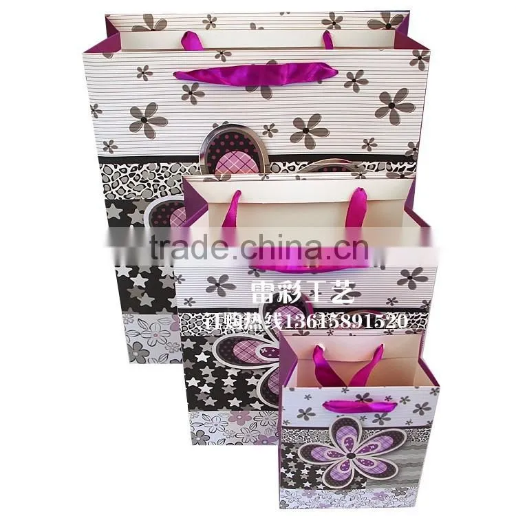High quality luxury paper shopping bag
