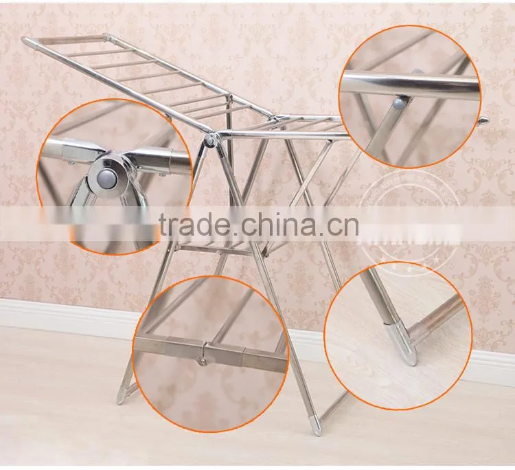 Balcony fold up brand clothes hanger
