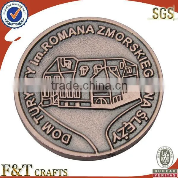 chinese high end facotry world sell gold coin with metal custom design for gift