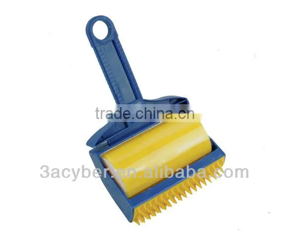 Reusable Sticky Brush Lint Roller Brush Clothes Fluff Pet Hair Remover