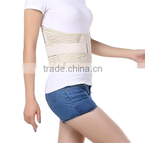 Fish net fabric waterproof elastic abdominal binder lower back support