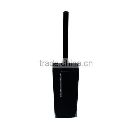 plastic purple black white red toilet brush with diamond
