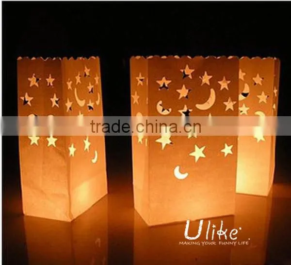 lantern candle bag fireproof candle bag paper floor standing paper lantern